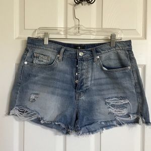 7 For All Mankind Monroe Cut off Short size 31